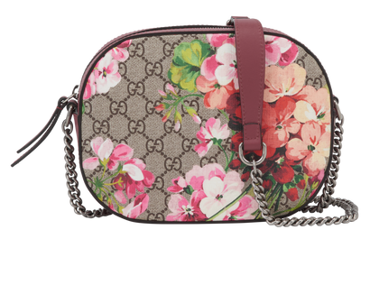Blooms GG Crossbody, &pound;495, Handbags, Beige/Pink, Canvas, Front view